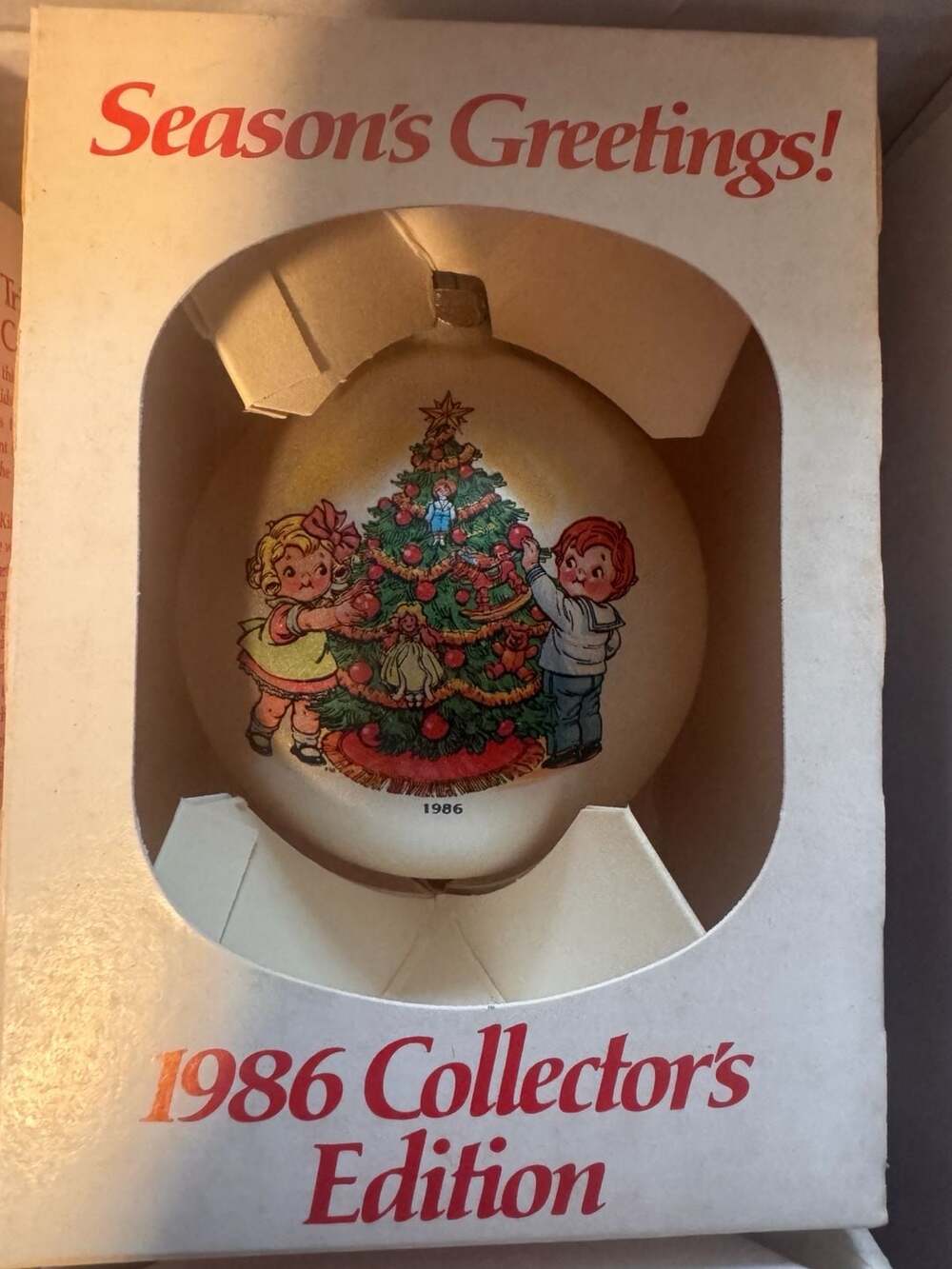 Campbell's 1986 Collector's Edition Christmas Ornament